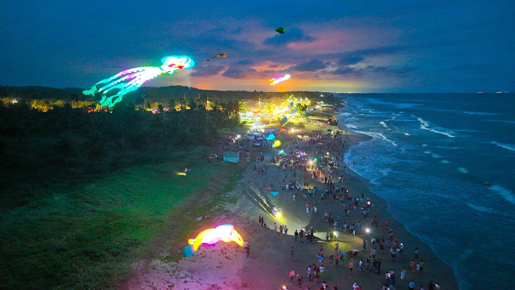 Concluyec con  gran éxito el Show de Papalotes Gigante